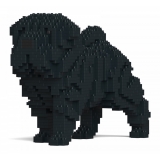 Jekca - Shar Pei Dog 01-M02 - Big - Lego - Sculpture - Construction - 4D - Brick Animals - Toys