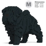 Jekca - Shar Pei Dog 01-M02 - Big - Lego - Sculpture - Construction - 4D - Brick Animals - Toys