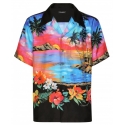 Dolce & Gabbana - Hawaii Silk Graphic Print Short Sleeve Shirt - Dolce & Gabbana Exclusive Luxury Collection