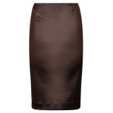 Dolce & Gabbana - Chesnutt Brown Pencil Skirt - Dolce & Gabbana Exclusive Luxury Collection