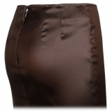 Dolce & Gabbana - Chesnutt Brown Pencil Skirt - Dolce & Gabbana Exclusive Luxury Collection