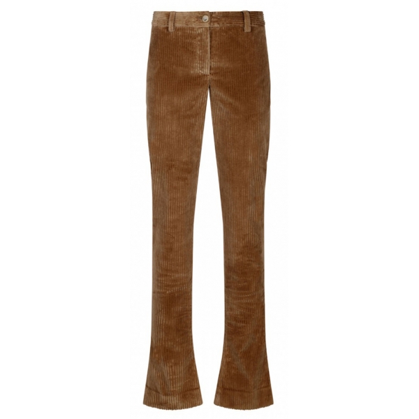 Dolce & Gabbana - Chamoisee Corduroy Trousers - Dolce & Gabbana Exclusive Luxury Collection