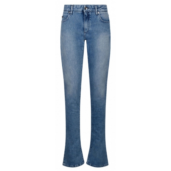 Dolce & Gabbana - Jeans Bootcut Azzurro - Dolce & Gabbana Exclusive Luxury Collection