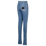 Dolce & Gabbana - Jeans Bootcut Azzurro - Dolce & Gabbana Exclusive Luxury Collection