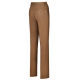 Dolce & Gabbana - Camel Brown Straight Leg Trousers - Dolce & Gabbana Exclusive Luxury Collection