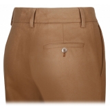 Dolce & Gabbana - Camel Brown Straight Leg Trousers - Dolce & Gabbana Exclusive Luxury Collection