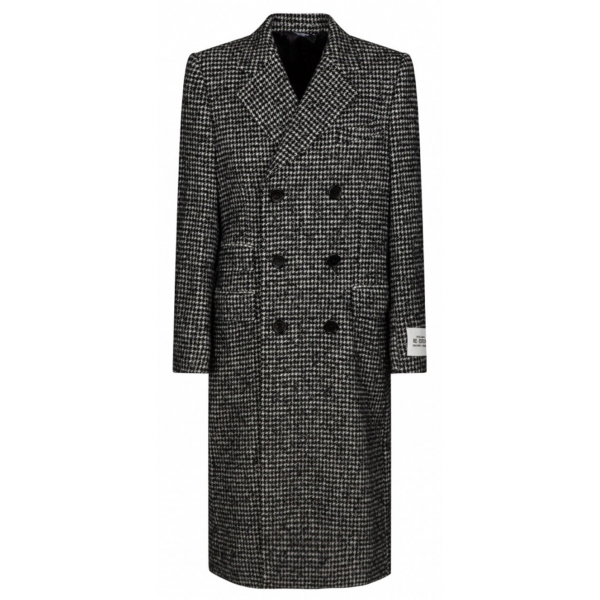 Dolce & Gabbana - Gray Double Breasted Coat - Dolce & Gabbana Exclusive Luxury Collection