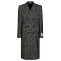 Dolce & Gabbana - Gray Double Breasted Coat - Dolce & Gabbana Exclusive Luxury Collection