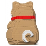 Jekca - Lucky Shiba Inu 01-M01 - Big - Lego - Scultura - Costruzione - 4D - Animali di Mattoncini - Toys