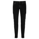 Dolce & Gabbana - Black Stretch Cotton Cargo Jeans - Dolce & Gabbana Exclusive Luxury Collection