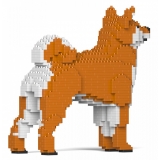 Jekca - Shiba Inu 01-M01 - Big - Lego - Sculpture - Construction - 4D - Brick Animals - Toys