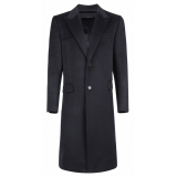 Dolce & Gabbana - Cappotto in Cashmere Blu Scuro - Dolce & Gabbana Exclusive Luxury Collection