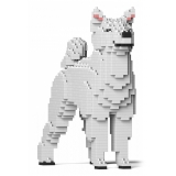 Jekca - Shiba Inu 01-M03 - Big - Lego - Scultura - Costruzione - 4D - Animali di Mattoncini - Toys