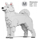 Jekca - Shiba Inu 01-M03 - Big - Lego - Sculpture - Construction - 4D - Brick Animals - Toys