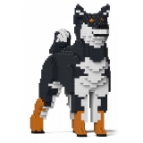 Jekca - Shiba Inu 01-M02 - Big - Lego - Sculpture - Construction - 4D - Brick Animals - Toys