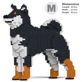 Jekca - Shiba Inu 01-M02 - Big - Lego - Sculpture - Construction - 4D - Brick Animals - Toys