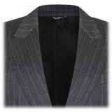 Dolce & Gabbana - Grey Striped Suit - Dolce & Gabbana Exclusive Luxury Collection