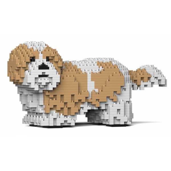 Jekca - Shih Tzu 01-M04 - Big - Lego - Sculpture - Construction - 4D - Brick Animals - Toys