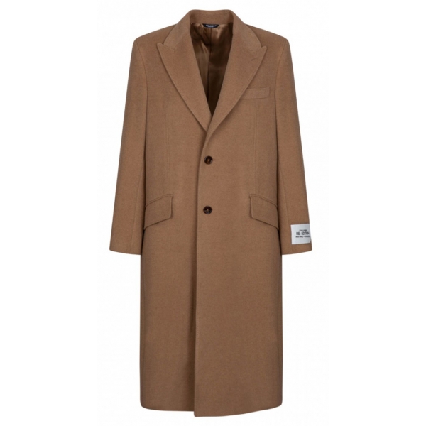 Dolce & Gabbana - Camel Wool Coat - Dolce & Gabbana Exclusive Luxury Collection