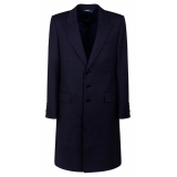 Dolce & Gabbana - Blue Single Breasted Coat - Dolce & Gabbana Exclusive Luxury Collection