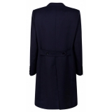 Dolce & Gabbana - Blue Single Breasted Coat - Dolce & Gabbana Exclusive Luxury Collection