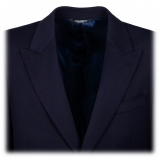 Dolce & Gabbana - Blue Single Breasted Coat - Dolce & Gabbana Exclusive Luxury Collection