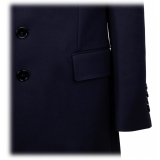 Dolce & Gabbana - Blue Single Breasted Coat - Dolce & Gabbana Exclusive Luxury Collection