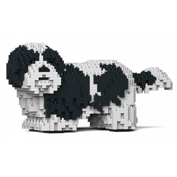 Jekca - Shih Tzu 01-M02 - Big - Lego - Sculpture - Construction - 4D - Brick Animals - Toys