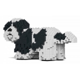 Jekca - Shih Tzu 01-M02 - Big - Lego - Sculpture - Construction - 4D - Brick Animals - Toys