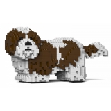 Jekca - Shih Tzu 01-M01 - Big - Lego - Sculpture - Construction - 4D - Brick Animals - Toys