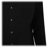 Dolce & Gabbana - Black Cotton Martini Shirt - Dolce & Gabbana Exclusive Luxury Collection