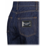 Dolce & Gabbana - Jeans a Zampa di Elefante in Denim Blu - Dolce & Gabbana Exclusive Luxury Collection