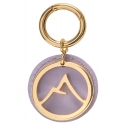 Avvenice - Premium Leather Pendant - Lilac - Keychain - Handmade in Italy - Exclusive Luxury Collection