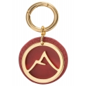 Avvenice - Premium Leather Pendant - Red - Keychain - Handmade in Italy - Exclusive Luxury Collection