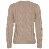 Avvenice - Heaven - Woman Loro Piana Cashmere Sweater - Tundra - Knitwear - Luxury Exclusive Collection