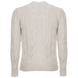 Avvenice - Heaven - Man Loro Piana Cashmere Sweater - White - Knitwear - Luxury Exclusive Collection