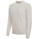 Avvenice - Heaven - Maglione Uomo in Cashmere Loro Piana - Bianco - Maglieria - Luxury Exclusive Collection