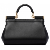 Dolce & Gabbana - Black Sicily Small Handbag - Dolce & Gabbana Exclusive Luxury Collection