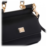 Dolce & Gabbana - Black Sicily Small Handbag - Dolce & Gabbana Exclusive Luxury Collection