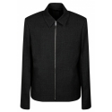 Givenchy - Virgin Wool Grey Melange Short Jacket - Givenchy Exclusive Luxury Collection