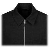 Givenchy - Virgin Wool Grey Melange Short Jacket - Givenchy Exclusive Luxury Collection