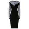 Givenchy - Abito Midi Nero a Maniche Lunghe - Givenchy Exclusive Luxury Collection