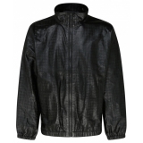 Givenchy - Black Nappa Leather 4G Jogging Jacket - Givenchy Exclusive Luxury Collection