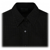 Givenchy - Black Silk Jacquard Shirt - Givenchy Exclusive Luxury Collection