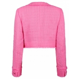 Dolce & Gabbana - Pink Short Raschel Tweed Jacket - Dolce & Gabbana Exclusive Luxury Collection