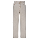 Dolce & Gabbana - Jeans Beige Chiaro in Cotone con Finiture Sfrangiate - Dolce & Gabbana Exclusive Luxury Collection