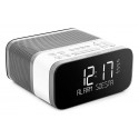 Pure - Siesta S6 - Polar - Premium DAB+/FM Alarm Clock Radio with Bluetooth and CrystalVue+ - High Quality Digital Radio