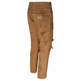 Dolce & Gabbana - Light Brown Cotton Ripped Slim Fit Jeans - Dolce & Gabbana Exclusive Luxury Collection