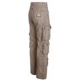 Dolce & Gabbana - Pantaloni Cargo in Cotone Beige - Dolce & Gabbana Exclusive Luxury Collection