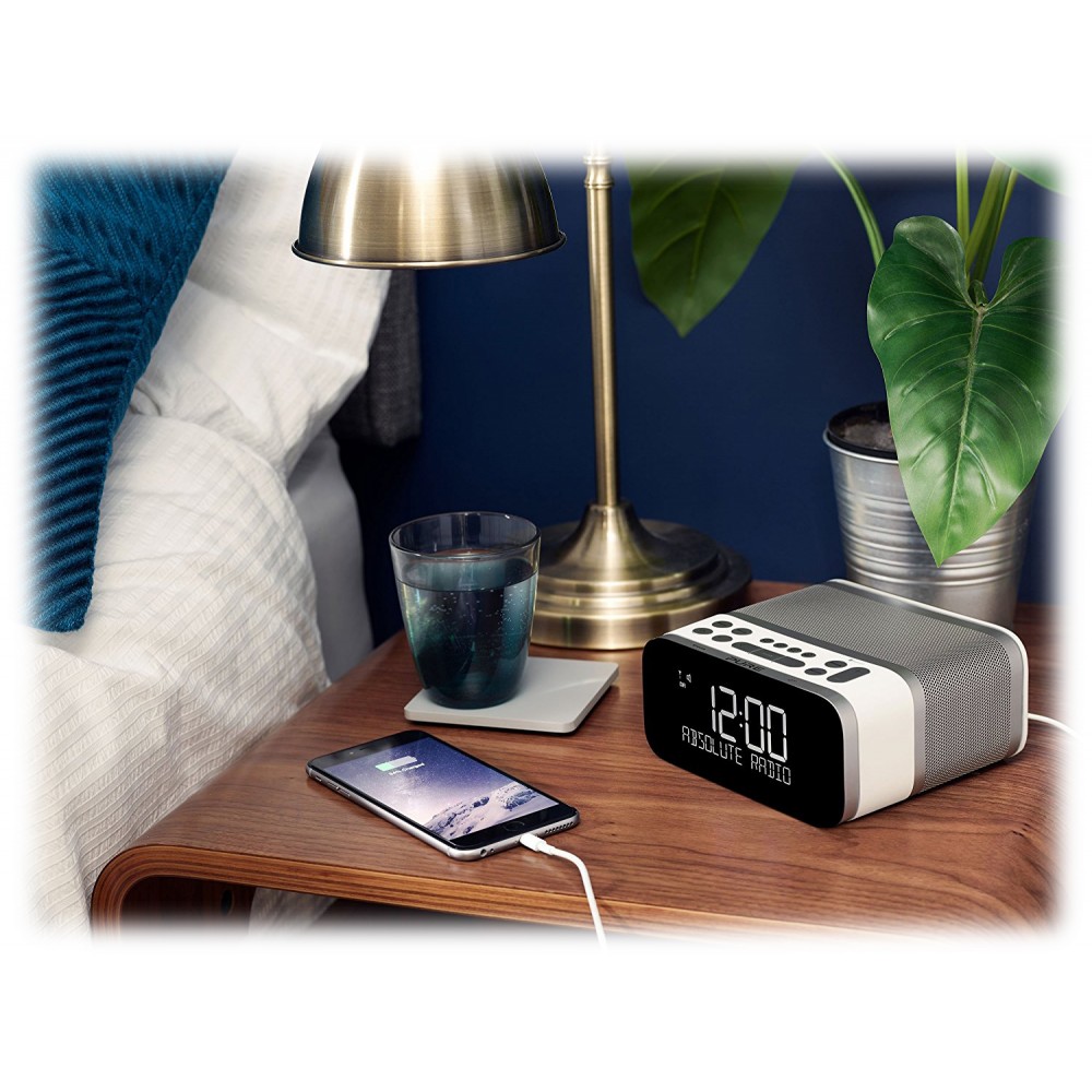 Pure - Siesta Rise S - Oro - Radio Sveglia da Comodino DAB + / FM con  Bluetooth - Radio Digitale di Alta Qualità - Avvenice